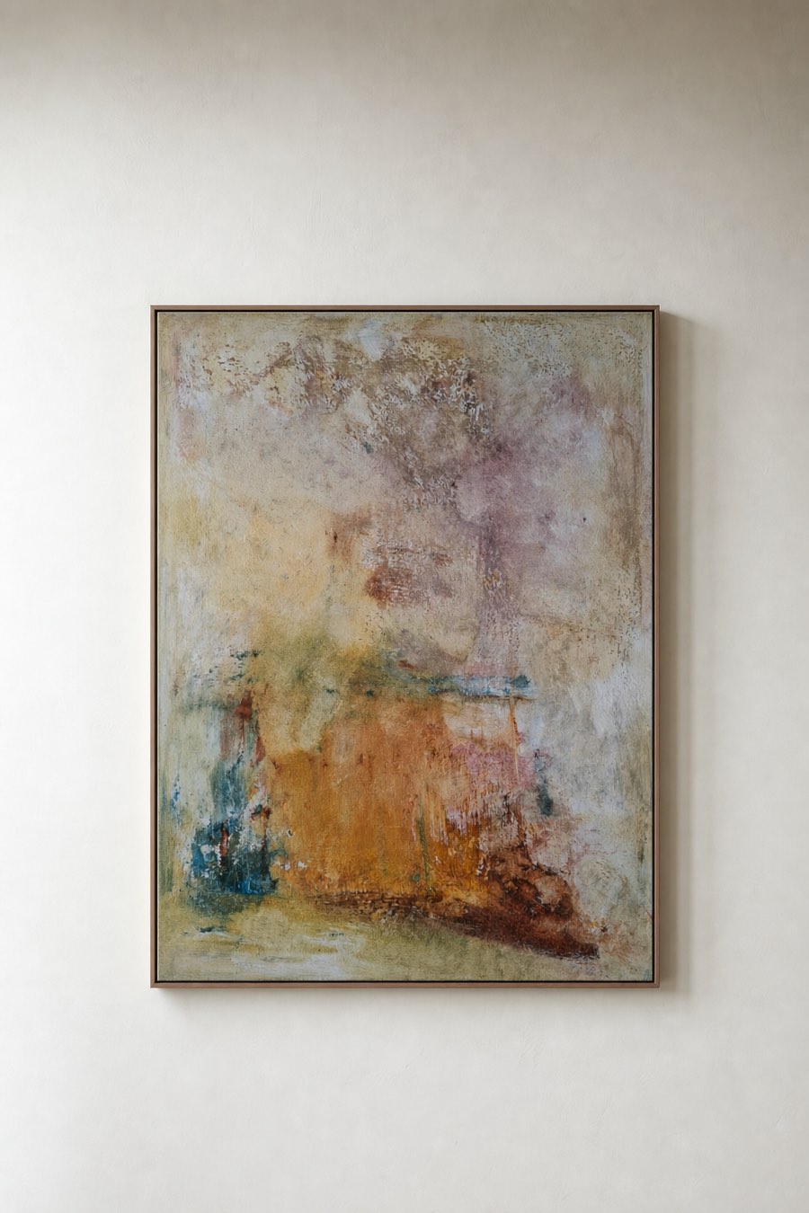 Ochtendlicht, Mixed media on canvas, Els Schram