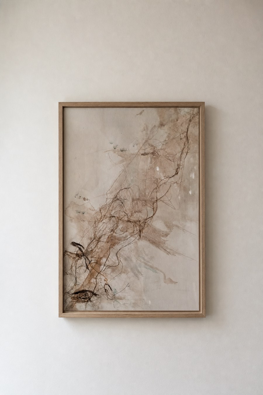 Ranken, Acrylic and pigment on paper, Els Schram