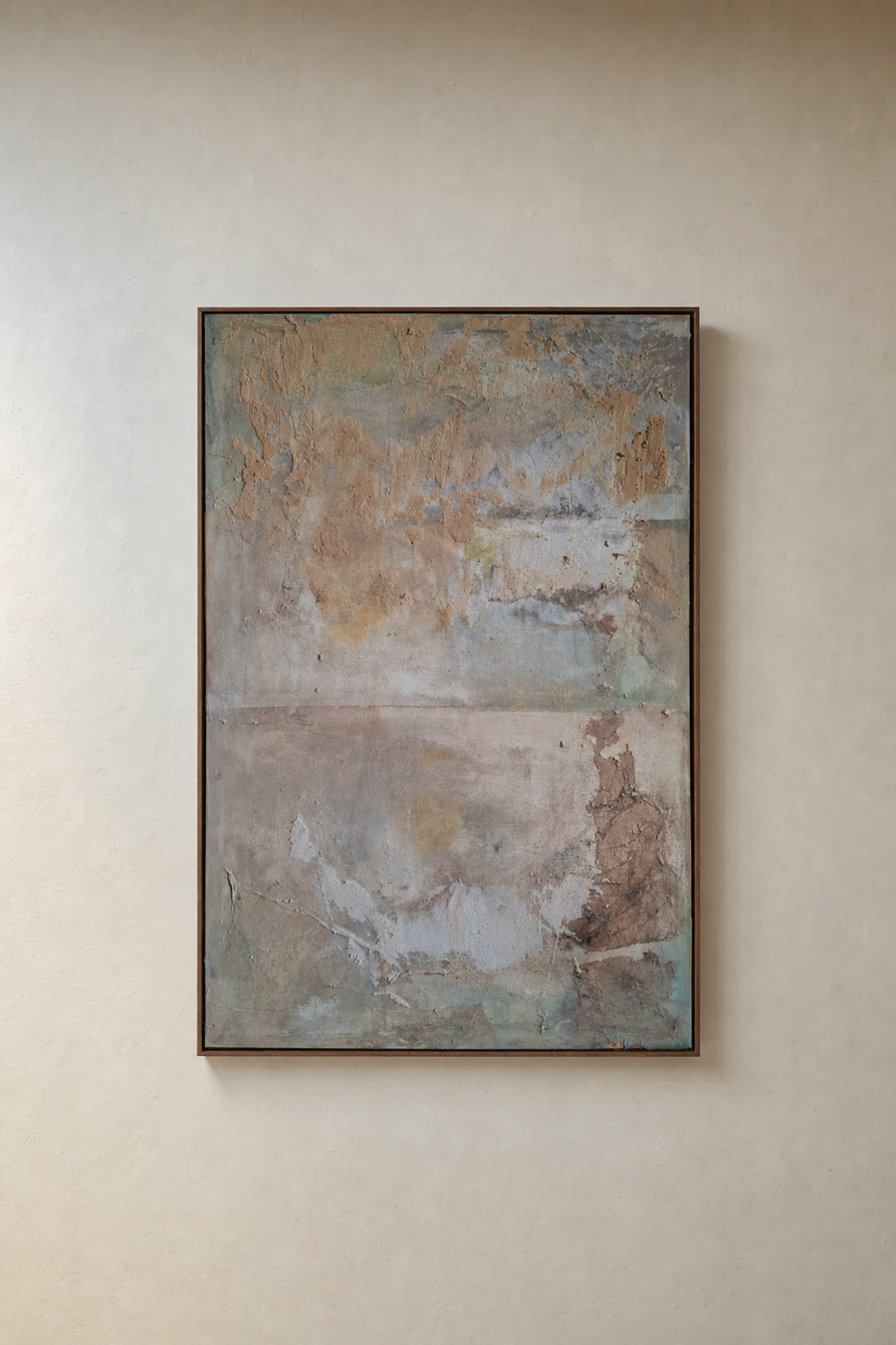 Pleister, Acrylic on linen, Els Schram
