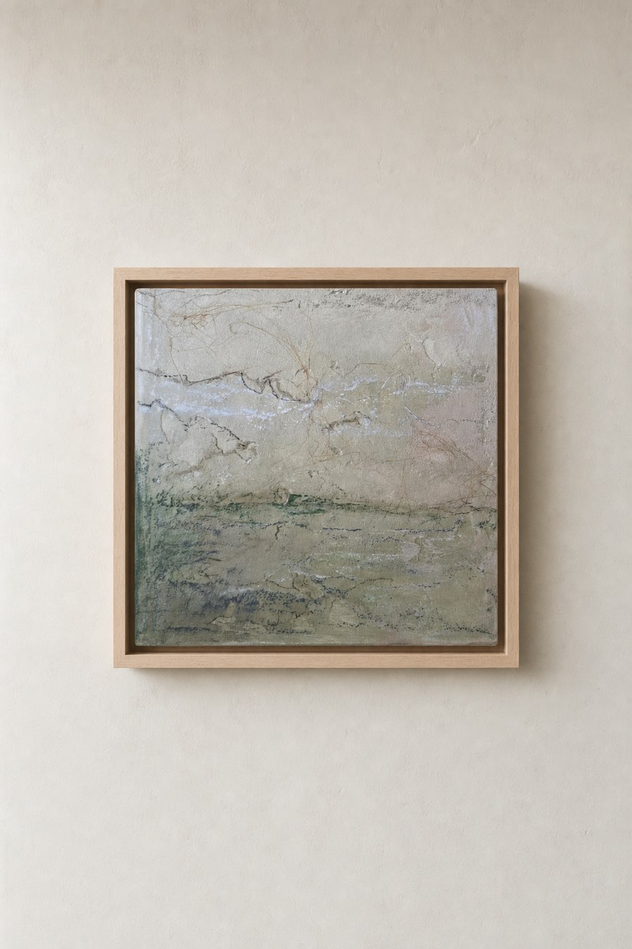 Verweerd IV, Linen, plaster paste, acrylic and flax, Els Schram