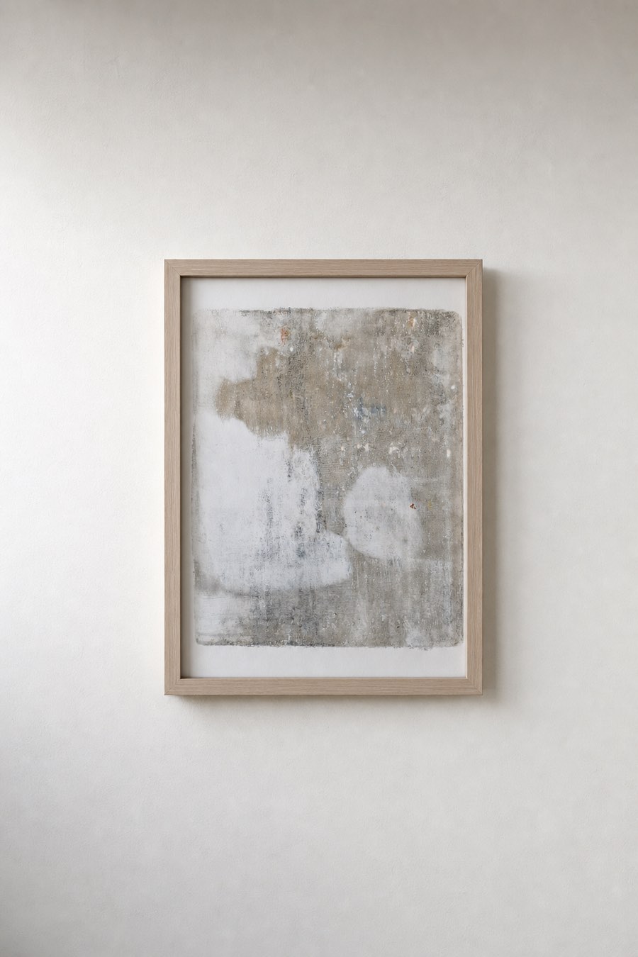 Nevel, Monoprint with acrylic, Els Schram