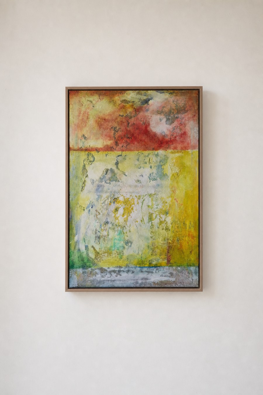 Raamwerk I, Acrylic on canvas, Els Schram
