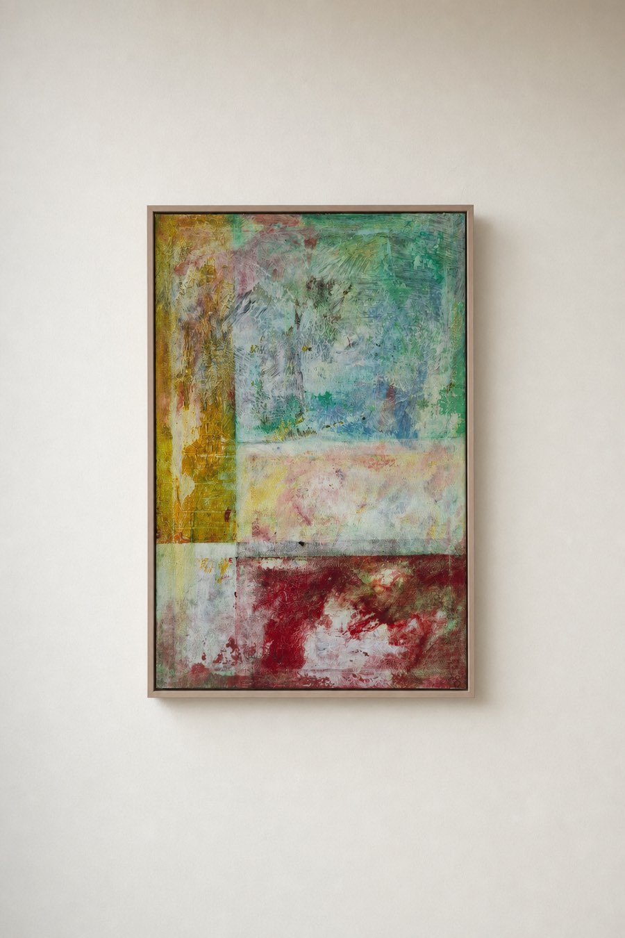 Raamwerk II, Acrylic on canvas, Els Schram